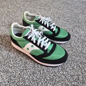 Saucony Jazz 81 Sneakers Green White Black Men's Size 9
